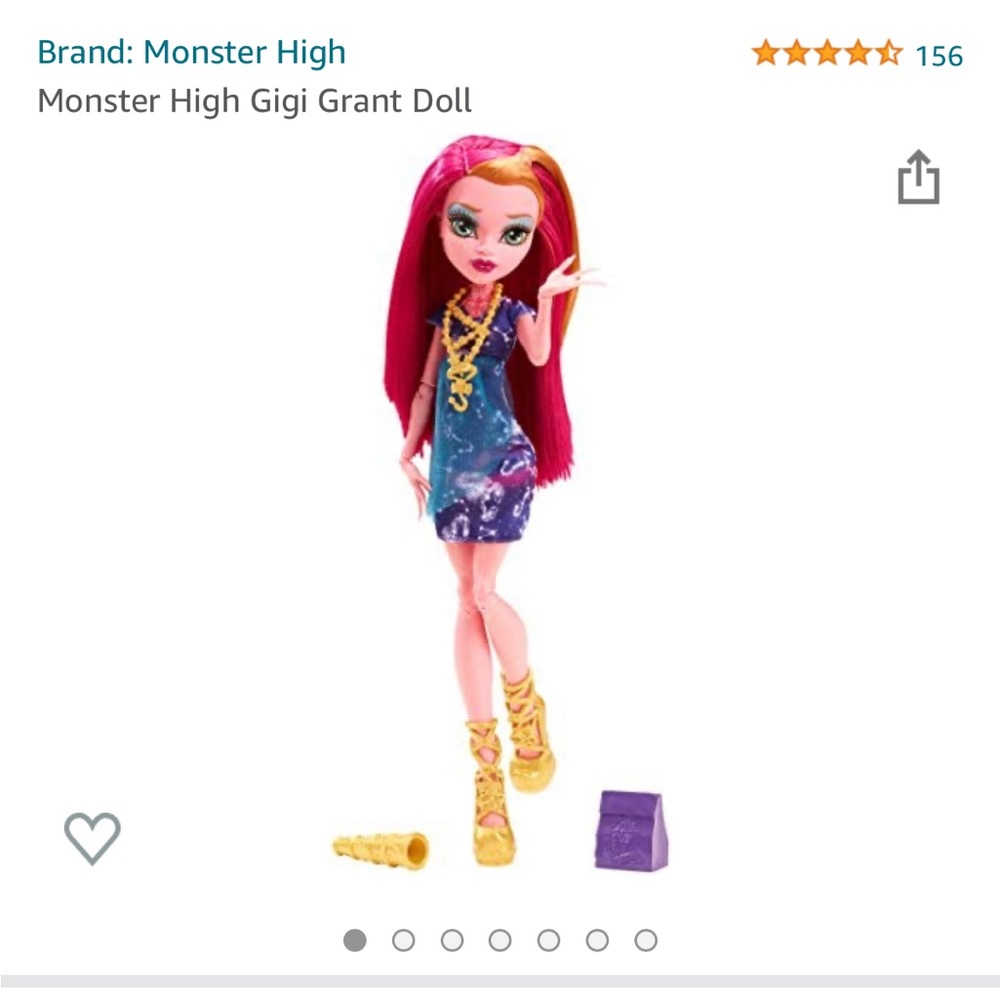 Original 2014 Monster High Gigi Grant Doll